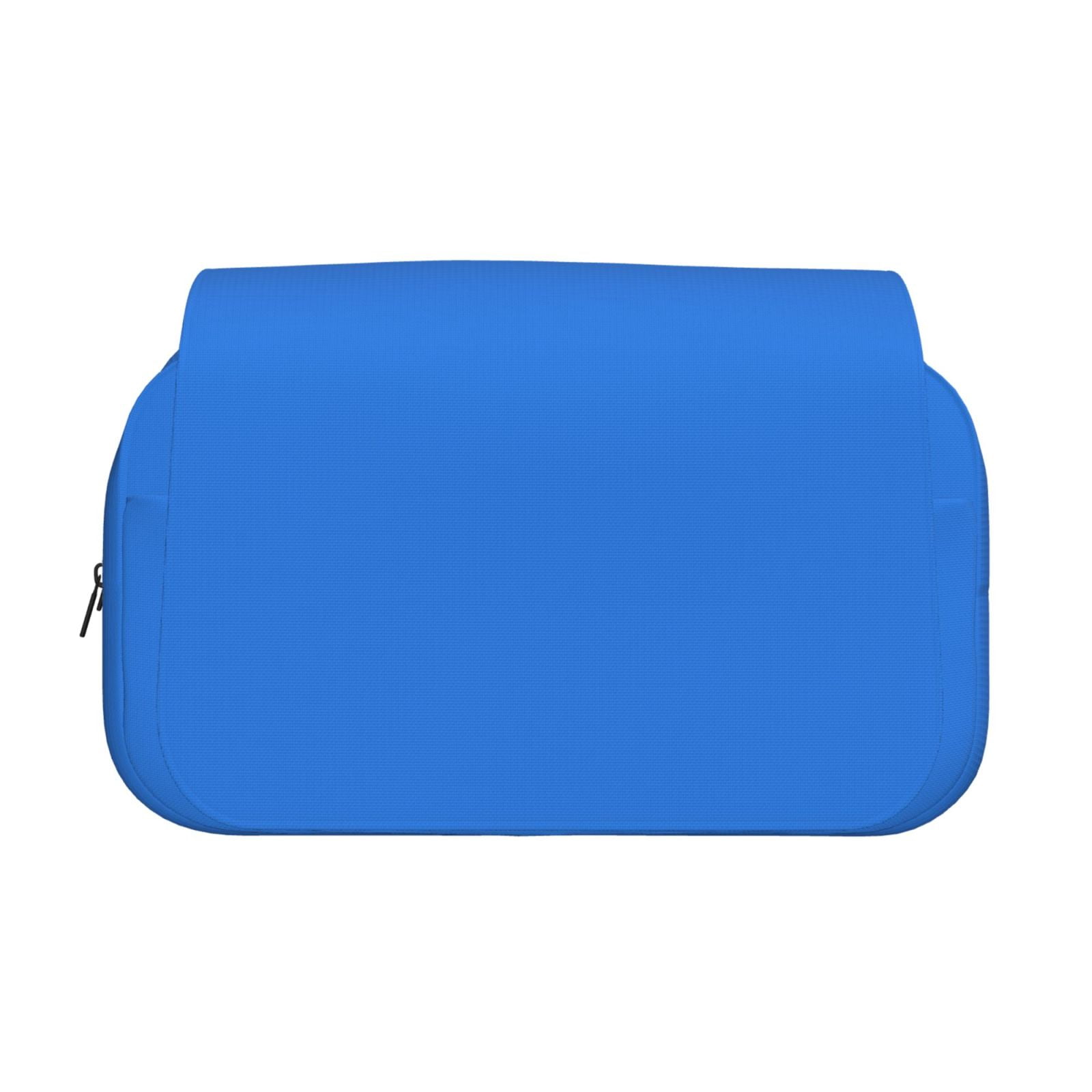 Rateoe Dodgerblue Pattern Double Clamshell Pen Case, Storage Organizer with Two Zipper Compartments– Holds Up to 50 Pencils & Pens