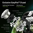 thumbnail image 3 of EasySMX D10 PC Controller - Elite Wireless Bluetooth Gamepad- TMR Joystick, Dual-Mode Triggers & Full Mechanical Buttons, 1000Hz Polling Rate, for PC/Switch/Android/iOS-Green, 3 of 15