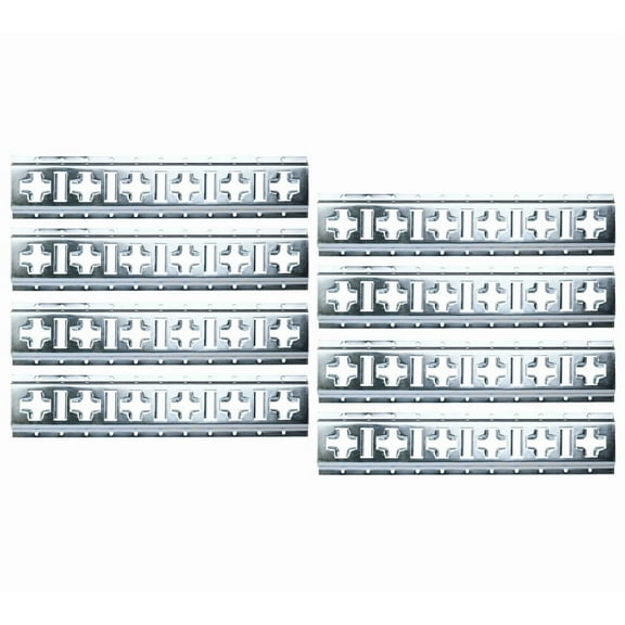5' X Track Tie Down Rail, ETrack Rail with Horizontal & Vertical Slots, Galvanized Finish - 12 Gauge Steel, Allows use of E-Track Straps in Horizontal or Vertical Alignment - 8 Pack