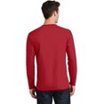 thumbnail image 3 of Port & Company ®  Long Sleeve Fan Favorite Tee. Pc450ls 6Xl Team Cardinal, 3 of 4
