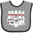 thumbnail image 3 of Inktastic Beat Up Bowling Pins Boys or Girls Baby Bib, 3 of 4