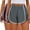 Khaki, variant on Diufon 2pc Sweatshorts for Women Summer Elastic High Waist Yoga Shorts Casual Color Block Shorts