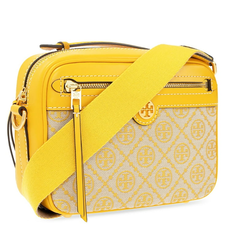 tory burchバック Tory Burch Women's T Monogram Jacquard Camera Crossbody Bag