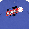thumbnail image 4 of Inktastic Eat, Sleep, Baseball, Repeat Youth T-Shirt, 4 of 5