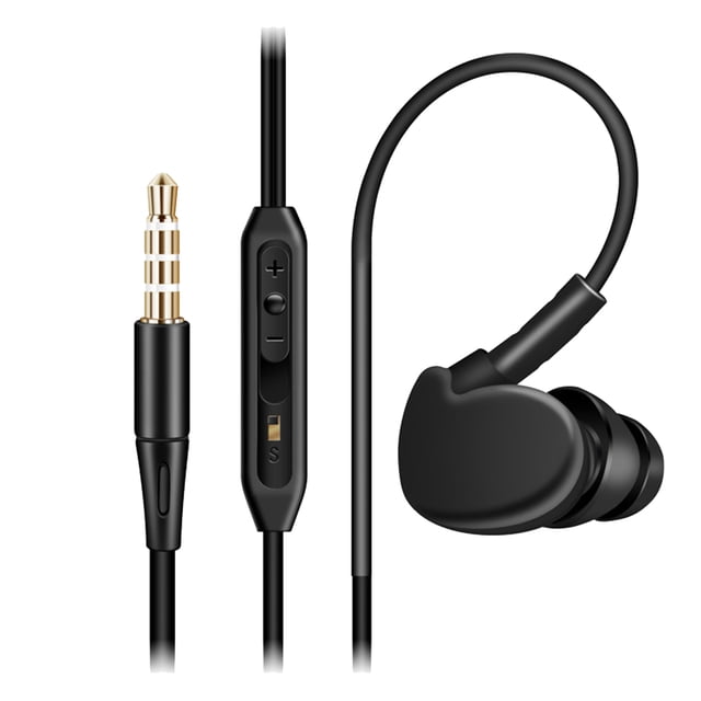 S500 Auriculares con gancho para la oreja Auriculares con cable Auriculares deportivos Auriculares con música Auriculares a prueba de sudor Supergraves Sweethay DZ5130-04B