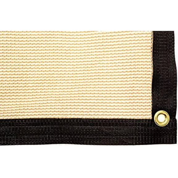 70% Brown Outdoor Sun Shade Canopy: UV Protection Shade Cloth| Lightweight, Easy Setup Mesh Canopy Cover With Grommets| Sturdy, Durable Shade Fabric For Garden, Patio & Porch 12'X20'