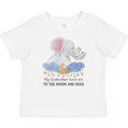 thumbnail image 3 of Inktastic My Godmother Loves Me to the Moon and Back Elephant Family Boys or Girls Baby T-Shirt, 3 of 5