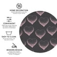 thumbnail image 3 of Qekee pink hearts Print PU Leather Absorbent Coasters,Leather Coasters Set for Cups Drinks, 4" Coasters 4 Pcs for Coffee Bar Home Decor-Round Shape, 3 of 6