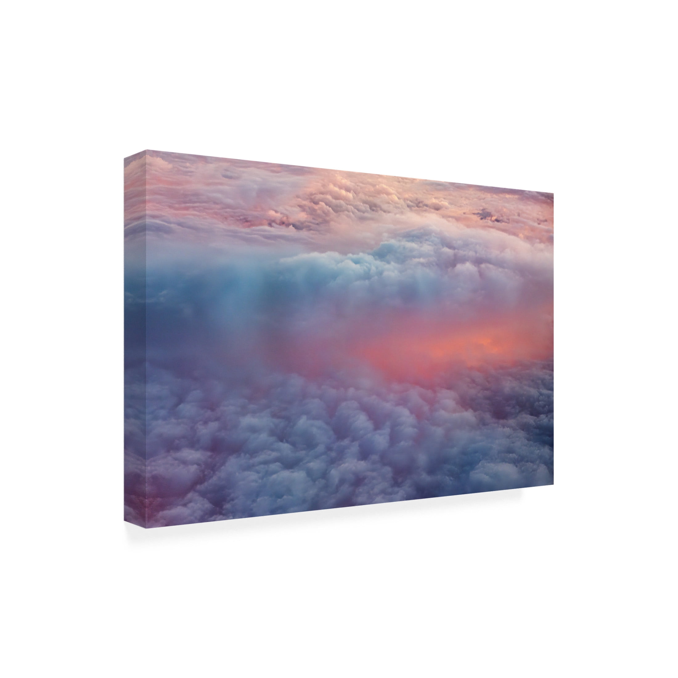 Canvas Wall Art - Dennis Frates 'Clouds Over Pacific Ocean At Sunset 2' Wall Art for Living Room, Bedroom, or Office Décor by Trademark Fine Art - 32 x 22 Inches