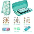 thumbnail image 1 of 9-in-1 Switch Lite Console Accessory Kit, with Screen Protector, Joystick Keycaps, Transparent Case, DIY Stickers, Carrying Bag, Wrist Strap, 1 of 7