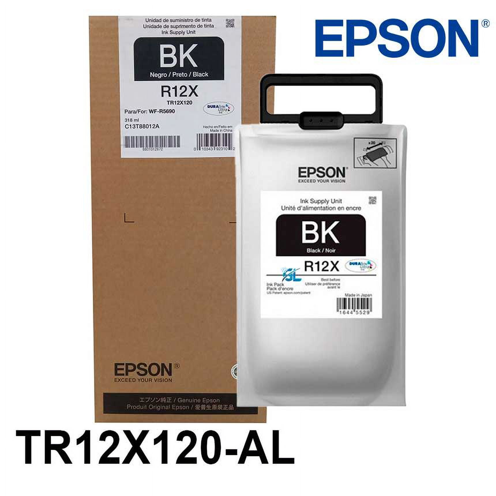 Epson EPSON TR12 Black Ink Cartridge, Large Capacity, Black