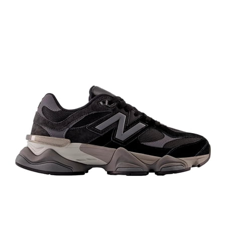 New Balance Men's 9060, Black/Castlerock/Rain Cloud, 10, Standard
