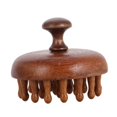 thumbnail image 1 of Masajeador de cuero cabelludo de madera con peine de dientes anchos para eliminar la caspa y promover la salud integral del cuero cabelludo., 1 of 5