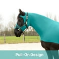 thumbnail image 3 of Resistance Horse Hood Pull-On with Face & Forelock Saver, Lycra Material, All Season, Small - Xlarge sizes, 3 of 7
