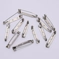 thumbnail image 5 of 50pcs 15/20/25/30/35/40mm Brooch Clip Base Pins Brooch Pin Base Brooch Settings Blank Base For DIY Jewelry Making Supplies, 5 of 7