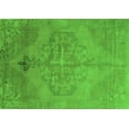 thumbnail image 1 of Ahgly Company Indoor Rectangle Abstract Green Contemporary Area Rugs, 2' x 5', 1 of 1