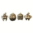 thumbnail image 6 of Incense Burner Vintage Tripod Censer Metal Incense Holder Home Decoration, 6 of 6