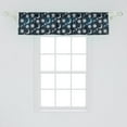 thumbnail image 2 of Ambesonne Sun and Moon Window Valance, Heavenly Bodies, 54" X 12", Violet Blue Grey, 2 of 3