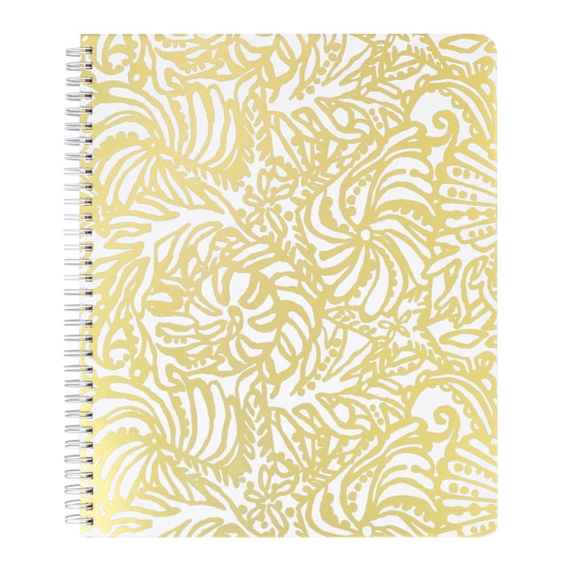 Cuaderno Lilly Pulitzer, tapa dura, grande, espiral, 28 x 24 cm, 160 págs.