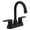 Matte Black, variant on IVV 2-Handle Bathroom Faucets in Oil Rubbed Bronze Finished, 360 Degree High Arc Swivel Spout Centerset RV Vanity Faucets for 2/3 Hole