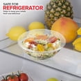 thumbnail image 7 of Stock Your Home 24oz Clear Plastic Salad Bowls with Lids Disposable (50 Pack) Small Takeout Container with Snap on Lid for Fruit Salads, Quinoa, Lunch and Meal Prep, Acai Bowl, To-Go Party Containers, 7 of 7