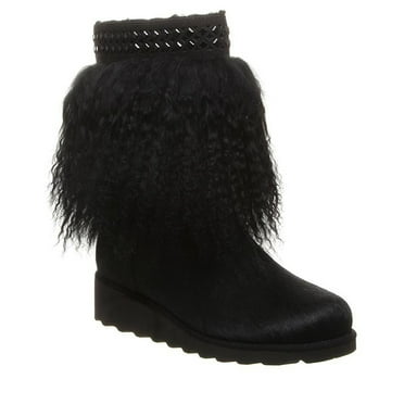 bearpaw boo shaggy boots