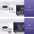 thumbnail image 4 of MEGICOT Bluetooth 5.0 Wall Mountable CD/DVD Player with Pull-Switch Dust Cover Built-in Speakers, Portable Music Player with Remote Control, Support FM Radio CD/DVD/MP3/USB/AUX Input Output, 4 of 8