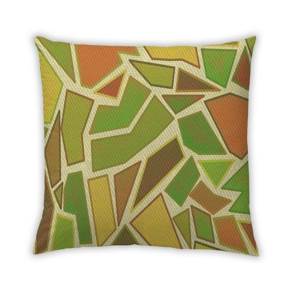 Ahgly Company Indoor Square Contemporary Throw Pillow, 18 inch by 18 inch