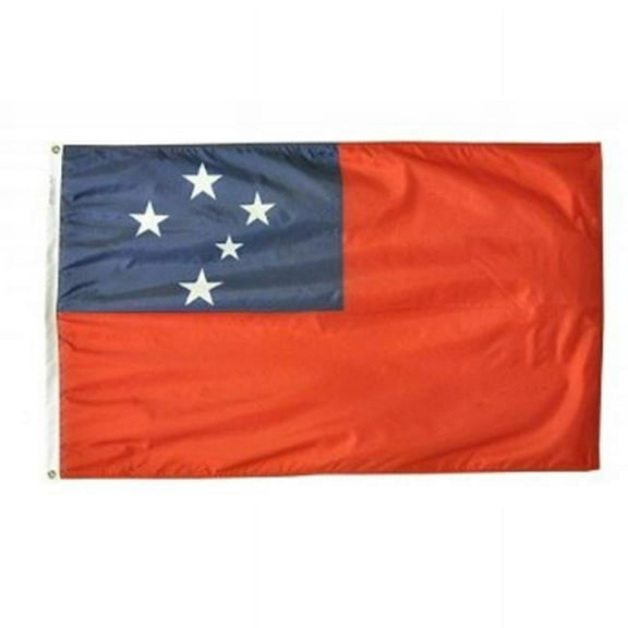 Annin Flagmakers 197158 4 ft. X 6 ft. Nyl-Glo Western Samoa Flag
