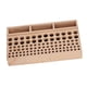 thumbnail image 2 of Leather Tool Holder 3 Grid 98 Holes Wooden Leathercraft Tool Rack Leather Working Tool Storage Stand Gift, 2 of 3