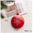 thumbnail image 1 of Adorno colgante de buzón de metal rojo de hierro para árbol de Navidad, cartas para Papá Noel, decoración navideña para el hogar, 1 of 5