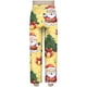 thumbnail image 4 of Conjunto de blusa y pantalón de manga larga con estampado de botones y cuello vuelto para mujer, blusa y pantalón de poliéster para mujer, 4 of 9