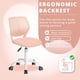 thumbnail image 4 of Silla de Oficina FurnitureR Silla de escritorio para adolescentes con respaldo bajo Carnation Rosa Ofinca, 4 of 4