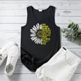thumbnail image 4 of Playeras,Blusas y Tops,Ropa para Mujer Verano Tops Camiseta sin mangas de verano para mujer, camiseta sin mangas con gráfico de flores , camiseta informal para vacaciones (Black, XXL), 4 of 6