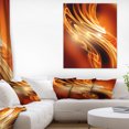 thumbnail image 1 of Golden Abstract Fractal Design - Large Abstract Canvas Art, 1 of 3