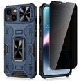 thumbnail image 1 of Funda VEGO para iPhone 14/13 con Protector de Pantalla Antiespía Azul, 1 of 7