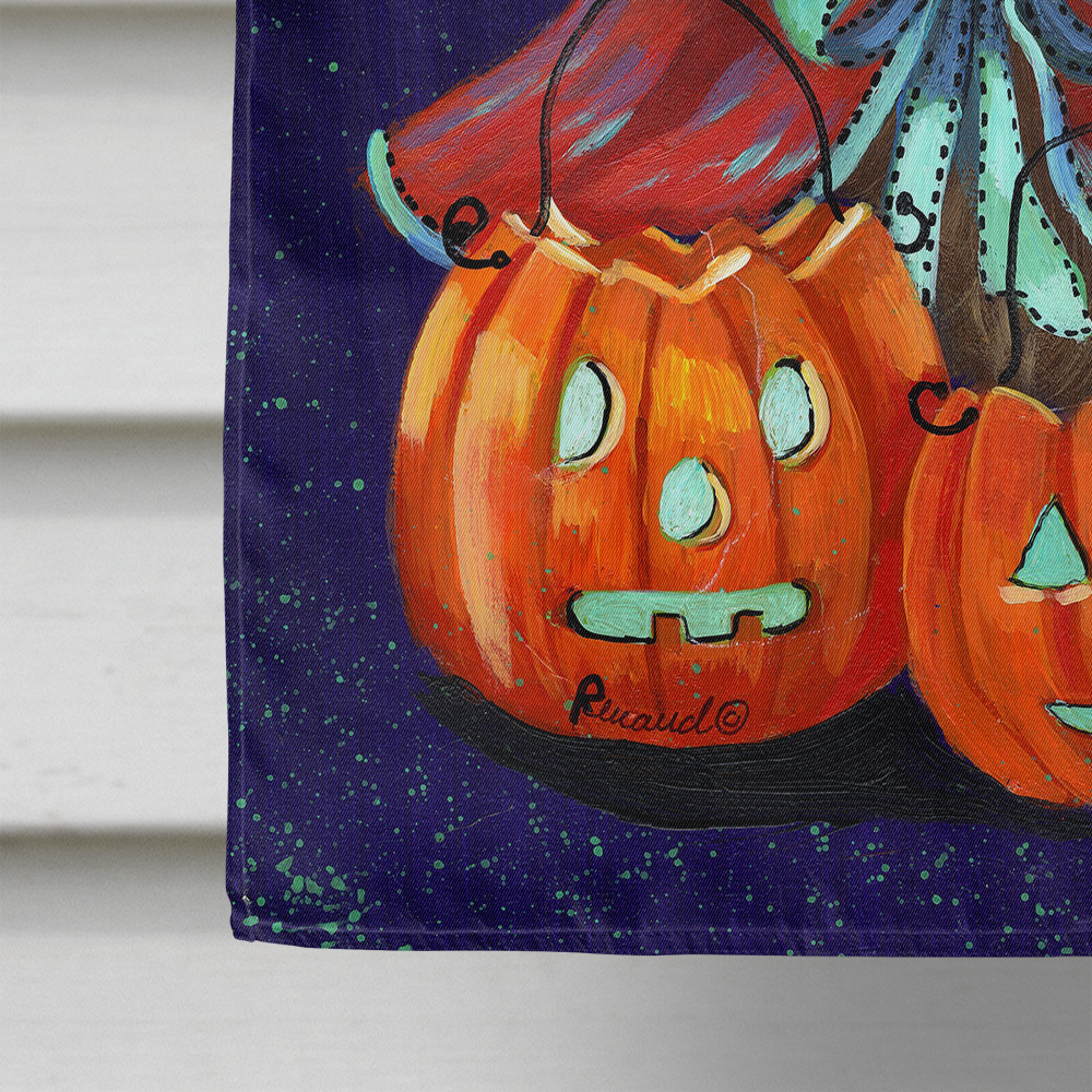 Carolines Treasures PPP3061CHF Cairn Terrier Halloween Witch Flag Canvas House Size  Large multicolor