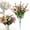 B, variant on Clearance Artificial flowers under $5,Artificial Fall Flowers Outdoor Bundles Plants No Fade Faux Plastic Greenery Garden Porch Patio Fall Home Decor