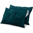 thumbnail image 1 of Protectores de almohada Utopia Bedding impermeables (paquete de 2), color verde azulado, 1 of 8