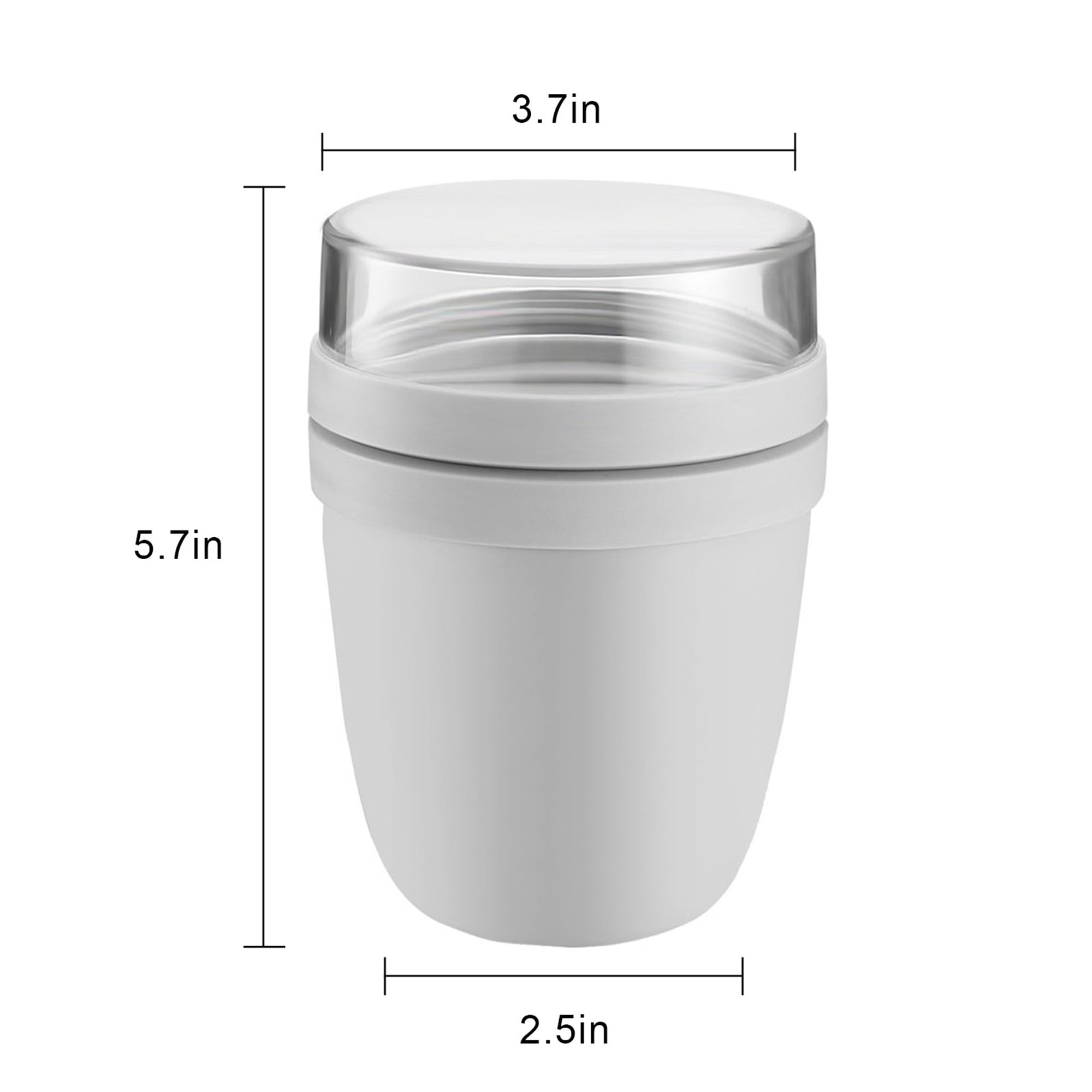 Breakfast Cereal To-Go Travel Container Cup – Laxium