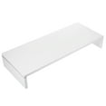 thumbnail image 1 of Multi-function Desktop Monitor Stand Computer Screen Riser Thicken Board Rack Laptop Stand Desktop Notebook TV Shelf (White), 1 of 8