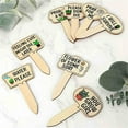 thumbnail image 6 of 15 Pcs T-Shaped Wooden Plant Labels With Slogans And Quotes, Comedic Garden Markers For Indoor Outdoor Potted Plants, Humorous Plant Care Accessories For Plant Parents, 6 of 7