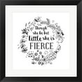 thumbnail image 1 of Though She Be But Little - Wreath Doodle White by Color Me Happy, Framed Wall Art, 19.5W x 19.5H, 1 of 1
