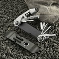 thumbnail image 4 of Bike Repairing Set 15 In Kit Hexagonal 1 Portable Cycling Mechanic Repair Tool Chain Rivet Extractor Folding Hexagonal Socket Wrench Black, 4 of 9
