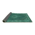 thumbnail image 2 of Ahgly Company Indoor Rectangle Medallion Turquoise Blue Traditional Area Rugs, 2' x 3', 2 of 4