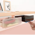 thumbnail image 3 of Cajón oculto transparente, caja de almacenamiento debajo del escritorio Cajón oculto debajo del escritorio Integración perfecta, 3 of 5
