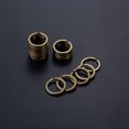 thumbnail image 4 of 100PCS Round Keychain Rings Metal Split Key Rings for DIY Craft Home Car Keys Holder, 4 of 8