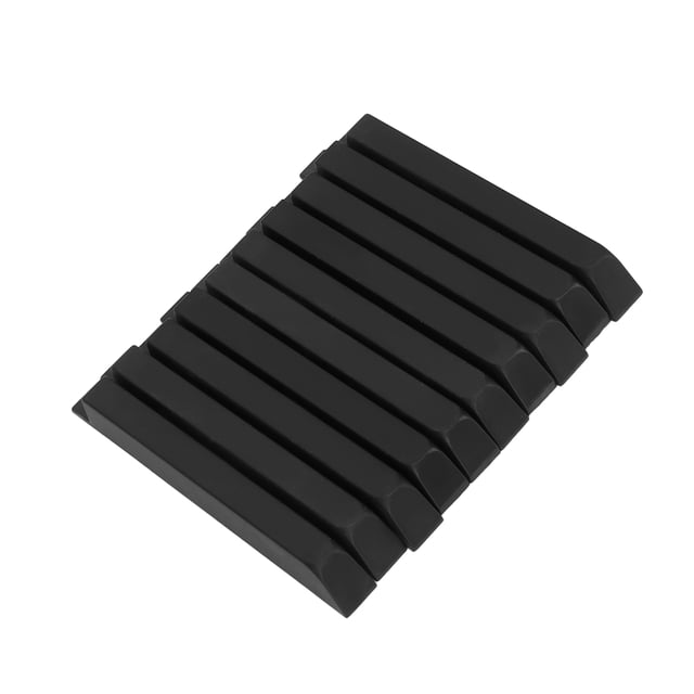 Pianos Keytop, Matte Piano Black Key Instrument Accessory ABS Easy Installation Durable 10pcs for Replacement