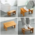 thumbnail image 2 of Miangastore Multifunctional Toilet Stool Step Stool Office Step Stool Wooden Toilet Stool Nonslip Stool, 2 of 7