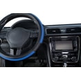 thumbnail image 5 of Auto Drive 1Piece Car Steering Wheel Cover Leather Sports Blue - Universal Fit, 23SWC231, 5 of 9